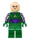 Minifig No: sh0459  Name: Lex Luthor, Green and Dark Purple Light Armor