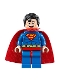 Minifig No: sh0463  Name: Superman, Broad Grin