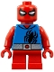 Minifig No: sh0479  Name: Scarlet Spider - Short Legs