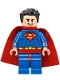 Minifig No: sh0489  Name: Superman - Blue Suit, Tousled Hair