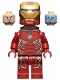 Minifig No: sh0497  Name: Iron Man - Mark 50 Armor, Small Helmet Visor, Neck Bracket
