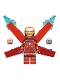 Lot ID: 417241322  Minifig No: sh0497a  Name: Iron Man - Mark 50 Armor, Small Helmet Visor, Wings without Stickers