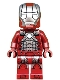 Minifig No: sh0566  Name: Iron Man - Mark 5 Armor, Trans-Clear Head