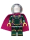 Lot ID: 245082423  Minifig No: sh0580  Name: Mysterio - Magenta Trim, Flat Silver Head, Trans-Clear Helmet