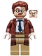 Minifig No: sh0591  Name: Commissioner Gordon - Reddish Brown Hair and Coat