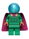 Minifig No: sh0681  Name: Mysterio - Light Bluish Gray Head, Satin Trans-Light Blue Helmet, Single Hole Cape