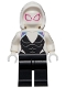 Minifig No: sh0682  Name: Ghost Spider / Spider-Gwen - White Basic Smooth Hood