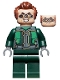 Minifig No: sh0707  Name: Dr. Octopus (Otto Octavius) / Doc Ock - Dark Green Suit