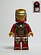 Minifig No: sh072  Name: Iron Man - Mark 42 Armor, White Head