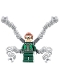 Minifig No: sh0727  Name: Dr. Octopus (Otto Octavius) / Doc Ock - Dark Green Suit, Mechanical Arms with Bars