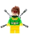 Minifig No: sh0796  Name: Doc Ock - Female, Medium Legs, Flat Silver Arms