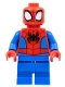 Minifig No: sh0797  Name: Spidey (Spider-Man) - Medium Legs, Black Spider Logo