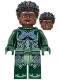 Minifig No: sh0844  Name: Nakia - Dark Green Suit