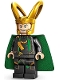 Lego part: Loki - Pearl Dark Gray Suit, Cloth Cape