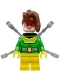 Minifig No: sh0869  Name: Doc Ock - Female, Medium Legs, Light Bluish Gray Arms