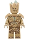 Minifig No: sh0874  Name: Groot, Teen Groot - Dark Tan with Shoulder Armor