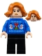 Minifig No: sh0907  Name: Black Widow - Christmas Sweater