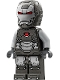 Minifig No: sh0944  Name: War Machine - Pearl Dark Gray and Light Bluish Gray Armor