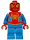 Minifig No: sh0955  Name: Spidey (Spider-Man) - Medium Legs, Gold Spider Logo