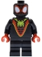 Minifig No: sh1034 Name: Spider-Man (Miles 'Spin' Morales) - Black Medium Legs, Lime Spider Logo Minifig No: sh1034 Name: Spider-Man (Miles 'Spin' Morales) - Black Medium Legs, Lime Spider Logo