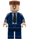 Minifig No: sh1059  Name: J. Jonah Jameson - Dark Blue Suit, Reddish Brown Hair