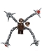 Minifig No: sh1060  Name: Dr. Octopus (Otto Octavius) / Doc Ock - Reddish Brown Outfit, Mechanical Arms