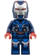Minifig No: sh1067  Name: Iron Patriot MK2