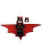 Minifig No: sh1083  Name: Batwoman - Cape Black and Red Sides