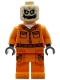 Minifig No: sh1085  Name: Scarecrow - No Hat, Prison Jumpsuit, Side Pockets