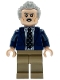 Minifig No: sh1100  Name: J. Jonah Jameson - Dark Blue Suit, Light Bluish Gray Hair