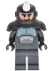 Minifig No: sh1106  Name: Rhino - Shoulder Armor with White Horn, Dark Bluish Gray Legs