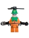 Minifig No: sh1150  Name: The Riddler - Orange Prison Jumpsuit, Side Pockets, Helicopter Backpack