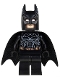 Minifig No: sh132  Name: Batman - Black Suit with Copper Belt (Type 2 Cowl)