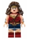 Minifig No: sh221  Name: Wonder Woman - Dark Brown Hair