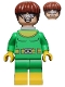 Minifig No: sh284  Name: Dr. Octopus (Otto Octavius) / Doc Ock - Bright Green Outfit, Neck Bracket