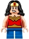 Minifig No: sh358  Name: Wonder Woman - Gold Tiara, Short Legs