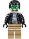 Minifig No: sh421  Name: Masked Robber - Green Mask, Striped Shirt
