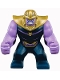 Minifig No: sh504  Name: Thanos - Large Figure, Medium Lavender Arms Plain, Pearl Gold Armor with Helmet