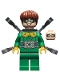 Minifig No: sh548  Name: Dr. Octopus (Otto Octavius) / Doc Ock - Green Outfit