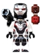 Minifig No: sh564  Name: War Machine - White Jumpsuit with Shooter