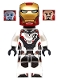 Minifig No: sh575  Name: Iron Man - White Jumpsuit, Neck Bracket