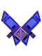 Minifig No: shg019  Name: Kryptomite - Purple, Large Crystals, Hands