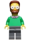 Minifig No: sim013  Name: Ned Flanders, The Simpsons, Series 1 (Minifigure Only without Stand and Accessories)