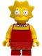 Minifig No: sim046 Name: Lisa Simpson - Skirt with 13 Points Minifig No: sim046 Name: Lisa Simpson - Skirt with 13 Points