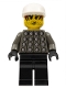 Minifig No: soc009  Name: Soccer Player - Green and White Team Goalie with Number 1 on Back