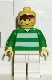 Minifig No: soc016 Name: Soccer Player Green & White Team #3 on Back Minifig No: soc016 Name: Soccer Player Green & White Team #3 on Back