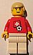 Minifig No: soc024s03  Name: Soccer Player - Swiss Player 2, Swiss Flag Torso Sticker on Front, Black Number Sticker on Back (specify number in listing)