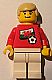 Minifig No: soc024s04  Name: Soccer Player - Welsh Player 2, Welsh Flag Torso Sticker on Front, Black Number Sticker on Back (specify number in listing)
