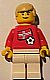 Minifig No: soc024s05  Name: Soccer Player - Norwegian Player 2, Norwegian Flag Torso Sticker on Front, Black Number Sticker on Back (specify number in listing)