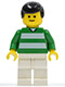Minifig No: soc034  Name: Soccer Player - Green and White Team with Number 7 on Back